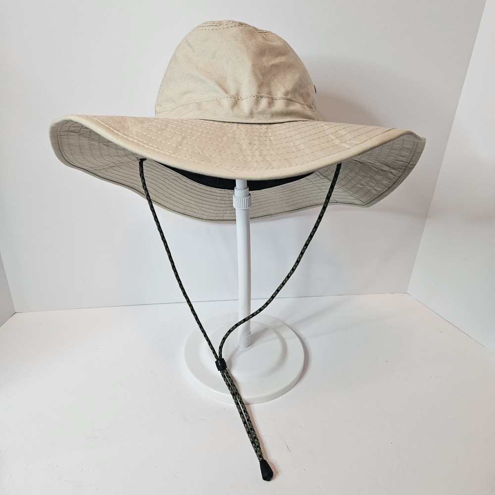Filson Hat XL Tan Travel Twin Falls UPF 50 Packer Cinch Cord Malleable Rugged